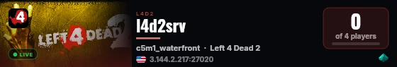 l4d2srv live status badge
