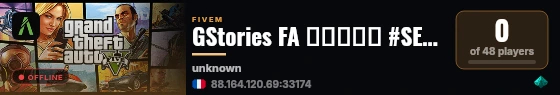 GStories FA ▬▬▬↭🡺 #SERVEUR↭FUN 🡸↭▬▬▬ 💜 live status badge