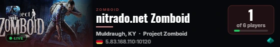nitrado.net Zomboid live status badge