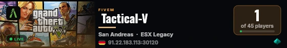  Tactical-V live status badge