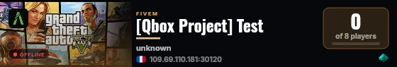 [Qbox Project] Test live status badge