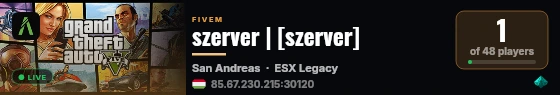 szerver | [szerver] live status badge