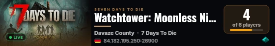 Watchtower: Moonless Nights live status badge