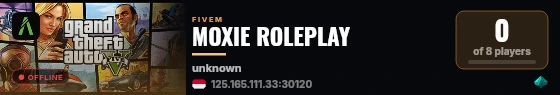 MOXIE ROLEPLAY live status badge