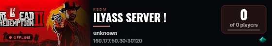ILYASS SERVER ! live status badge