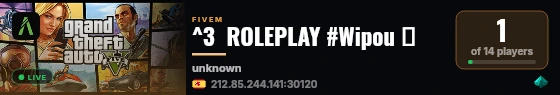 ^3  ROLEPLAY #Wipou 🌈 live status badge