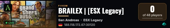 BRAILEX | [ESX Legacy] live status badge