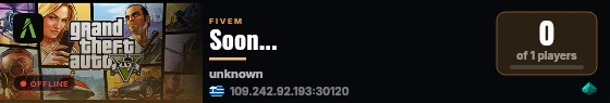 Soon... live status badge