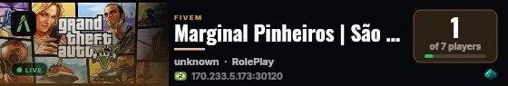 Marginal Pinheiros | São Paulo live status badge
