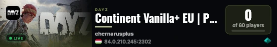 Continent Vanilla+ EU | PUBLIC TEST live status badge