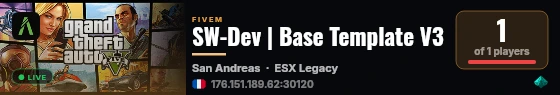 SW-Dev | Base Template V3 live status badge