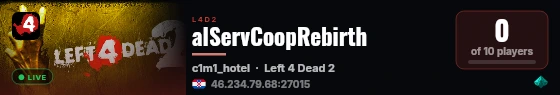 alServCoopRebirth live status badge
