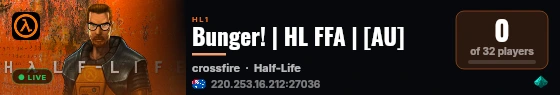 Bunger! | HL FFA | [AU] live status badge