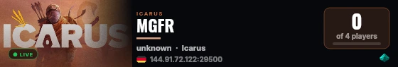 MGFR live status badge