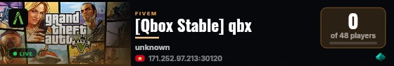 [Qbox Stable] qbx live status badge