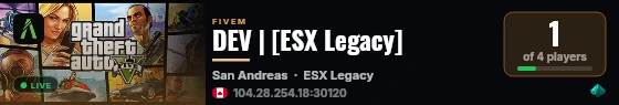 DEV | [ESX Legacy] live status badge