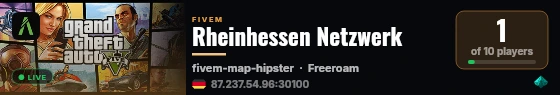 Rheinhessen Netzwerk live status badge