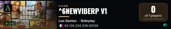 ^6NEWVIBERP V1 live status badge
