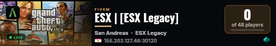 ESX | [ESX Legacy] live status badge