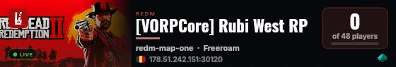 [VORPCore] Rubi West RP live status badge