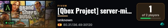 [Qbox Project] server-militar live status badge