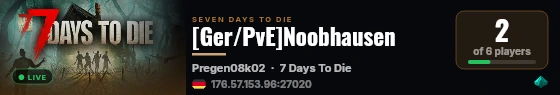 [Ger/PvE]Noobhausen live status badge
