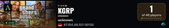 KGRP live status badge