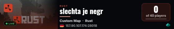 slechta je negr live status badge
