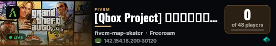 [Qbox Project] مقاطعة العشيرة live status badge