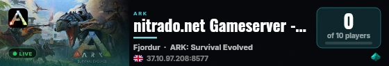 nitrado.net Gameserver - (v361.7) live status badge