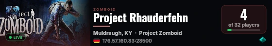 Project Rhauderfehn live status badge