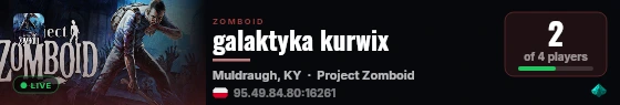 galaktyka kurwix live status badge