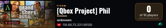 [Qbox Project] Phil live status badge