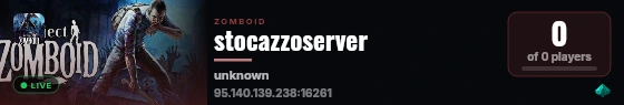 stocazzoserver live status badge