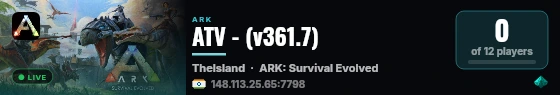 ATV - (v361.7) live status badge