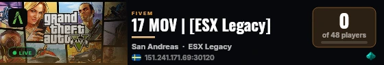 17 MOV | [ESX Legacy] live status badge
