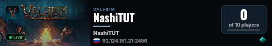 NashiTUT live status badge