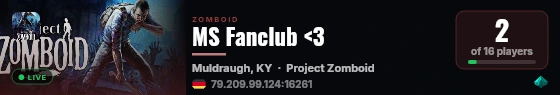 MS Fanclub <3 live status badge