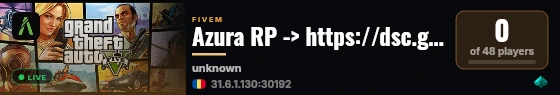 Azura RP -> https://dsc.gg/ericutzzz live status badge