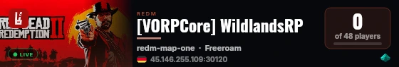 [VORPCore] WildlandsRP live status badge