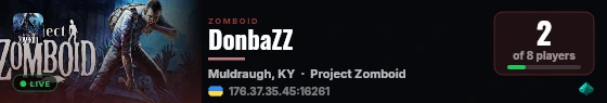DonbaZZ live status badge