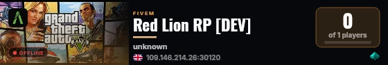 Red Lion RP [DEV] live status badge