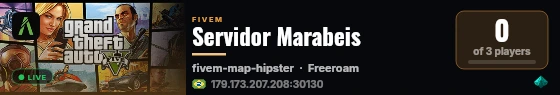 Servidor Marabeis live status badge
