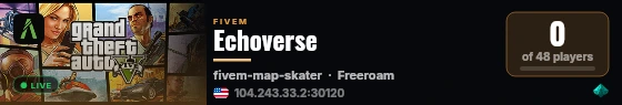 [QBCore Framework] Echoverse live status badge