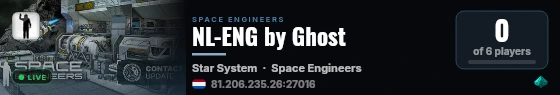 NL-ENG by Ghost live status badge