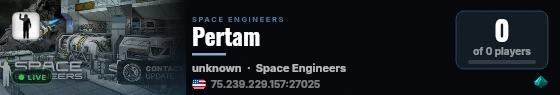 Pertam live status badge