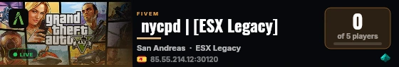  nycpd | [ESX Legacy] live status badge