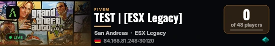 TEST | [ESX Legacy] live status badge