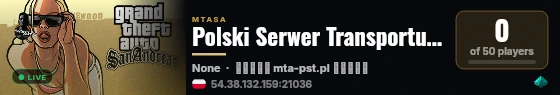 Polski Serwer Transportu 2.0 - SentimentMTA! live status badge