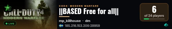 ||BASED Free for all|| live status badge